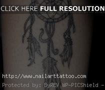 White Dream Catcher Tattoos