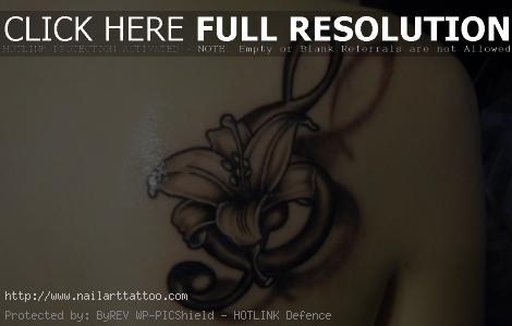 White Lily Tattoos Designs