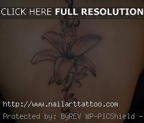 White Lily Tattoos Designs