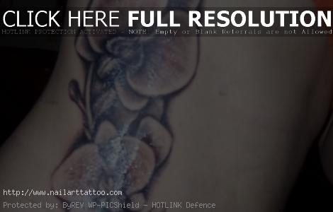 White Orchid Tattoos Designs