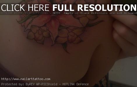 White Orchid Tattoos Designs