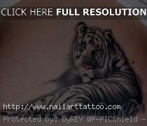 White Tiger Tattoos For Women