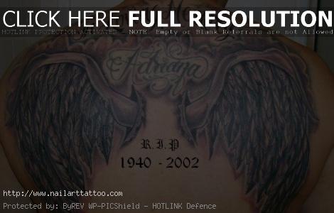 Wing Tattoos For Men On Back
