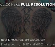 Wing Tattoos On Back For Women