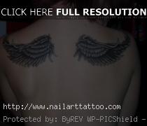 Wings On Back Tattoos