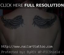 Wings On Back Tattoos