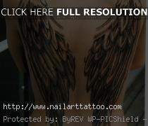Wings Tattoos On Back