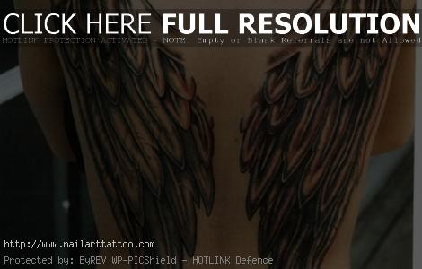 Wings Tattoos On Back