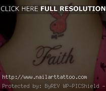 Word Faith Tattoos For Girls