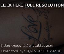 Word Love Tattoos Designs