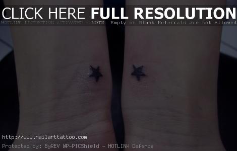 Wrist Star Tattoos Designs