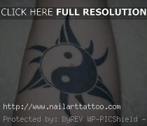 Yin Yang Sun Tattoos