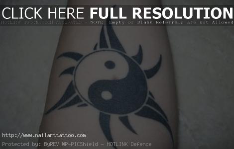 Yin Yang Sun Tattoos