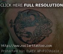 Ying Yang Dragon Tiger Tattoos