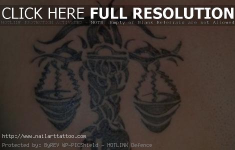 Zodiac Sign Libra Tattoos