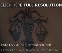 Zodiac Signs Tattoos Libra