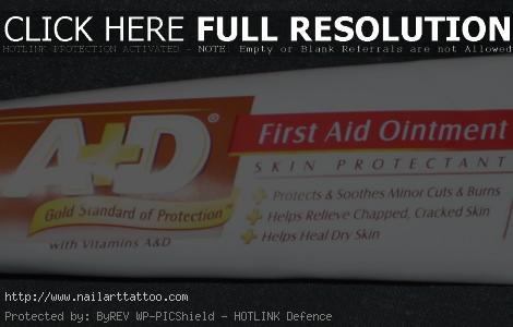 a&d ointment for tattoos