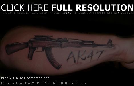 ak 47 tattoo