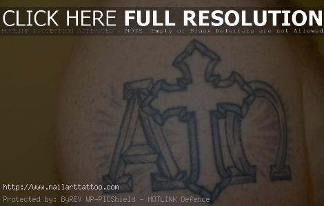 alpha and omega tattoo