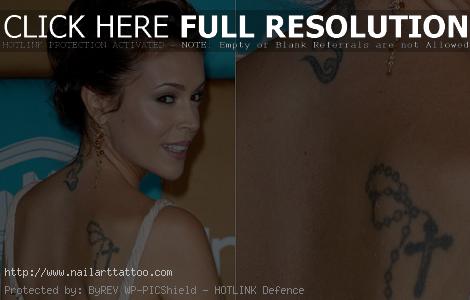 alyssa milano tattoo