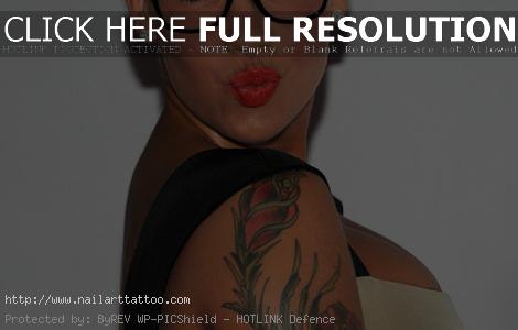 amber rose tattoo