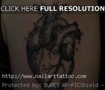 anatomically correct heart tattoo