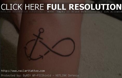 anchor infinity tattoo