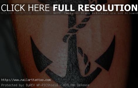 anchor tattoos for men