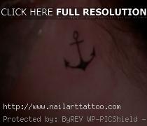 anchor tattoos for women