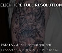 angel and demon tattoos