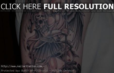 angel and demon tattoos