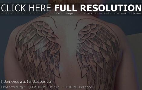 angel tattoos for women