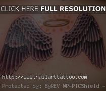 angel wing tattoo