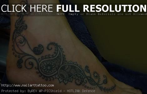 ankle foot tattoos