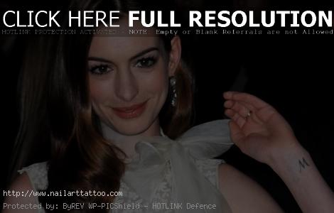 anne hathaway tattoo