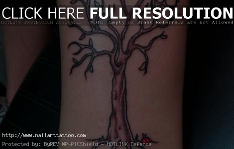 apple tree tattoo