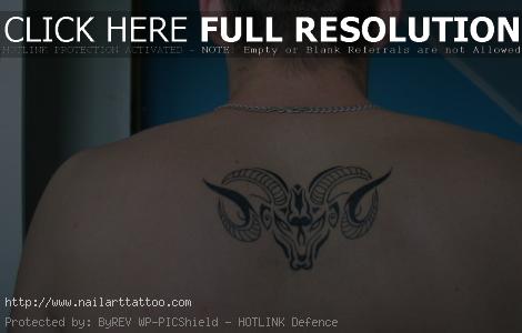 aries sign tattoos