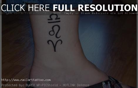 aries symbol tattoos for girls