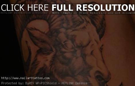 Aries zodiac tattoos for men