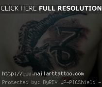 Capricorn zodiac tattoos for men