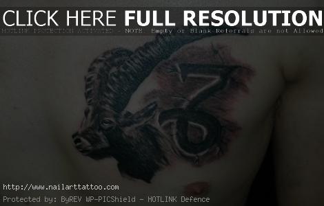 Capricorn zodiac tattoos for men