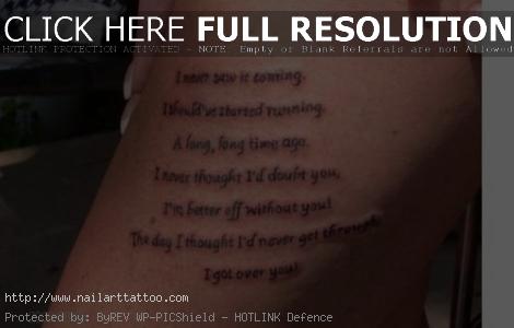 Cool word designs for tattoos