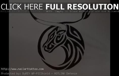 Taurus horoscope tattoo designs