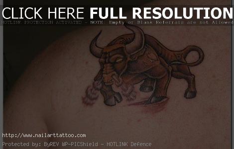 Taurus tattoo designs for girls