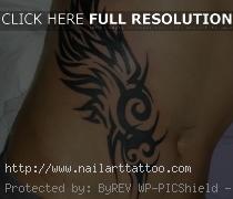 Tribal angel wings tattoos for men