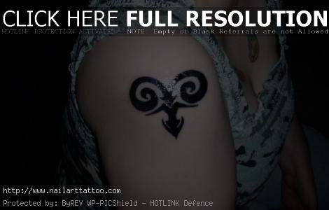 tribal aries tattoos for women