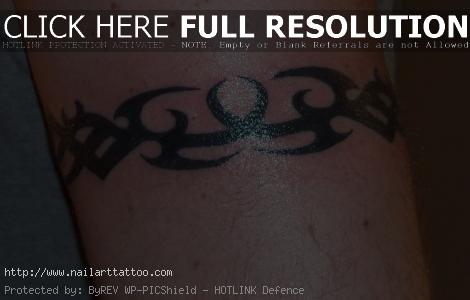tribal armband tattoos for men