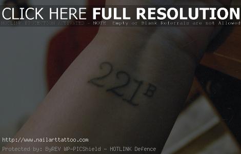 221b baker street tattoo