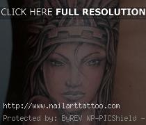 aztec girl tattoos