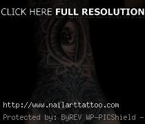 all black eye tattoo